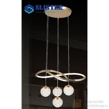 Đèn treo trang trí Slister 400*400*H1200mm Led 84W HS-YY52