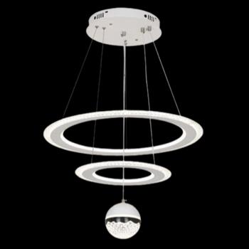 Đèn treo trần trang trí Slister Ø500+300mm - LED 96W HS2355
