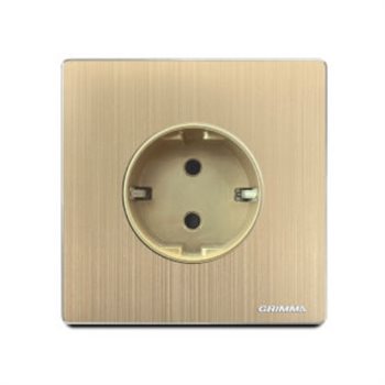 Bộ ổ cắm chân tròn chuẩn Đức GRIMMA G52GSC G52GSC