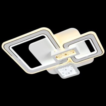 Đèn mâm Led vuông Andora ML-2511/550 Ø550*H85 130W Led 3CĐ ML-2511/550