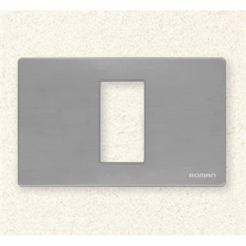 Mặt che 1 lỗ Roman GA01N-GS màu Grey Sần GA01N-SG