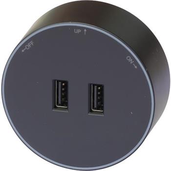 Bộ ổ cắm cao cấp Duhal (chất liệu PC có led ) 2 USB KxB652