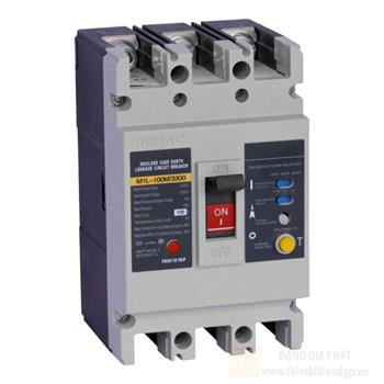 Thiết bị đóng cắt MCCB K9 Series (chống dòng rò) Duhal 4P MCCB K9
