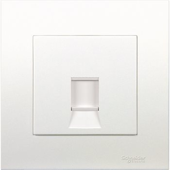 Bộ ổ cắm mạng cat6 đơn KB31RJ6_WE