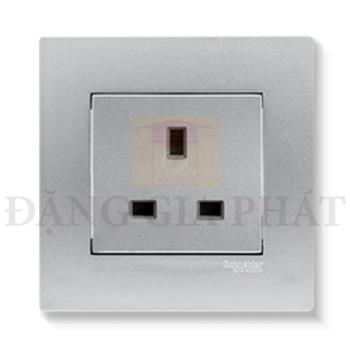 Bộ ổ cắm đơn 3 chấu 13A 1 Gang Socket KB426_AS
