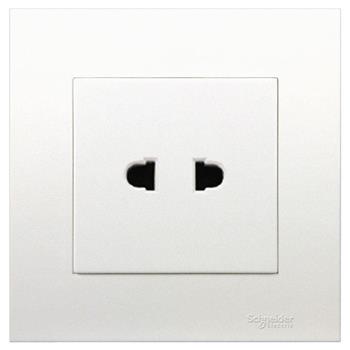Ổ cắm đơn 2 chấu 10A màu trắng KB426US_WE_G19