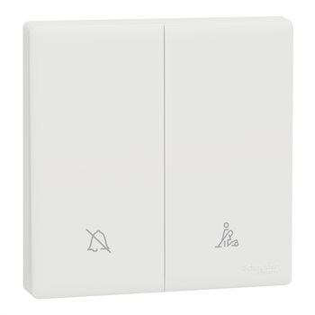 Bộ công tắc "không làm phiền", "xin dọn phòng" Schneider KBN32DMS_WE KBN32DMS_WE