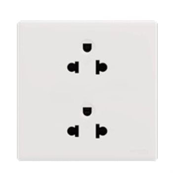 Bộ ổ cắm đôi 3 chấu 16A Schneider KBNT426UEST_WE_G19 KBNT426UEST_WE_G19