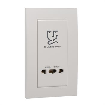 Bộ ổ cắm dao cạo râu Schneider KBT727V_WE KBT727V_WE