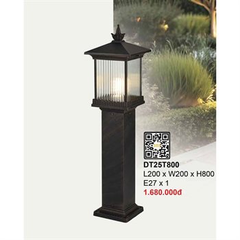 Đèn lối đi 355 Decor DT25T800 L200*W208*H800 DT25T800
