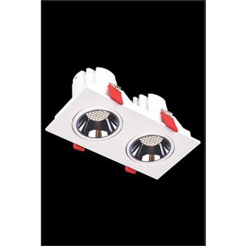 Đèn âm trần vuông L168 x W86 x H66 COB 12W x 2 LA-554