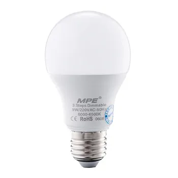 Bóng đèn LED Bulb MPE sử dụng Dimmer 9W (3 mức sáng) LB-9T/3DIM