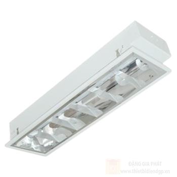 Máng đèn phản quang âm trần 0.6m 1 bóng led T8 LDA109