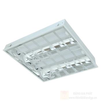 Máng đèn phản quang âm trần 0.6m, 2 bóng Led T8 LDA6209