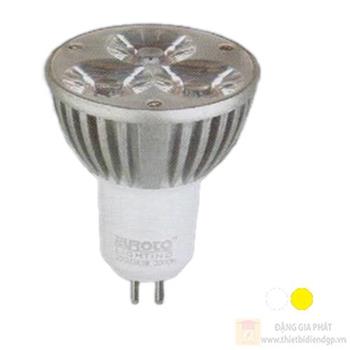 Bóng chén LED MR16 3W vàng/trắng LED MR16