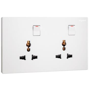Bộ ổ cắm đôi đa năng có công tắc Galion 282435 282435