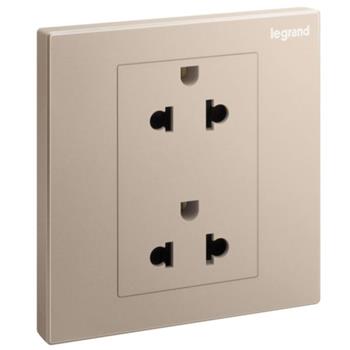 Bộ ổ cắm đôi 3 chấu Galion 282436-C2 282436-C2