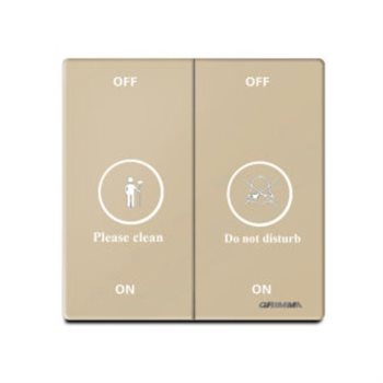 Bộ công tắc đôi dùng cho chuông báo "Đừng làm phiền" GRIMMA G60GK22DB G60GK22DB