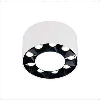 Đèn lon nổi Euroto LN-181 Osram 9W Ø95×H59 3 màu vỏ trắng LN-181