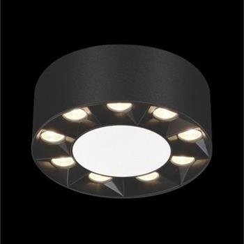 Đèn Lon ốp nổi Ø95 x H59- 3 màu - 9W Osram 45° vỏ đen LN-186