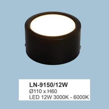 Đèn lon gắn trần Andora 12W Ø110*H60 LN-9150/12W