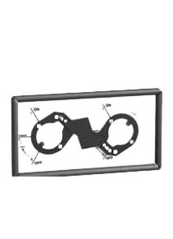 Rotary handle , lock , interlocking for NSX100/160/250 LV429344