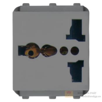 Ổ đơn ba chấu đa năng cỡ M sơn màu ghi xám M3613M-G M3613M-G