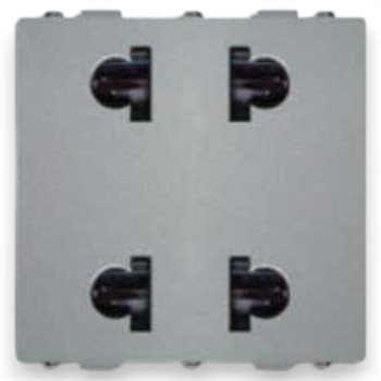 Ổ cắm đôi 2 chấu Roman M68122N M68122N