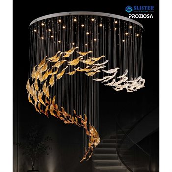 Đèn thả trang trí Slister WX-17 Ø800*H1200 45W WX-17