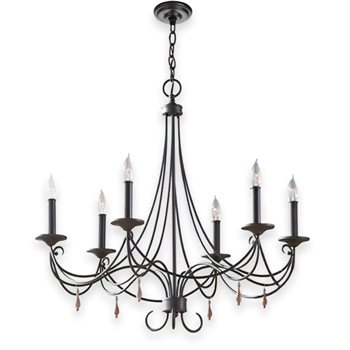 Đèn chùm nến 355 decor Ø750*H650 - E14*6 DC101