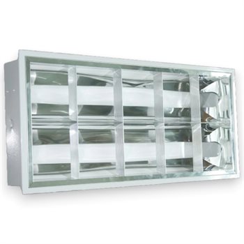 Máng đèn xương cá âm trần mpe 2 bóng ( Không bao gồm bóng và tăng phô ) MAT 