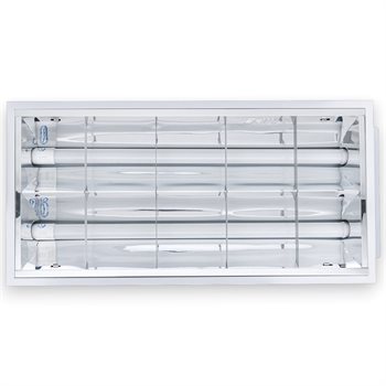 Bộ máng đèn xương cá MPE sử dụng Led tube 0.6m 2 bóng MATL-210