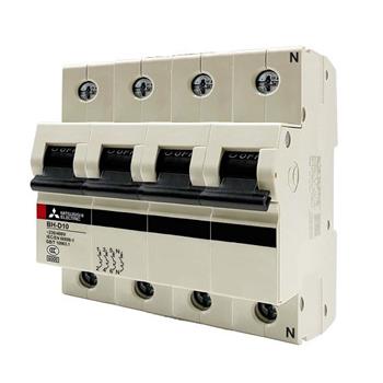 MCB Mitsubishi loại tiêu chuẩn BH-D6 4P 6kA C N BH-D6 4P C N