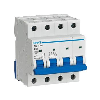 Cầu dao tự động CHINT MCB 4P NB1-63H 10kA 10In DB NB1-63H-4P
