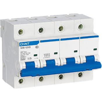 Cầu dao tự động CHINT MCB NXB-125G 4P-10kA Type D NXB-125G-4D