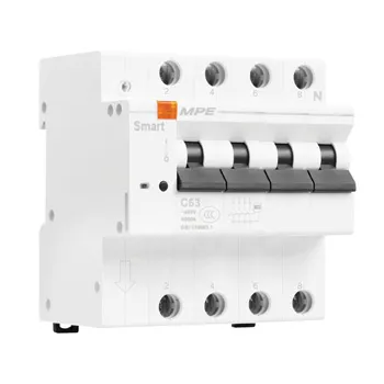 Smart MCB MPE 4P MCBS MCBS-4xx