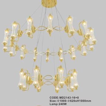 Đèn chùm led 240W cao cấp - Ø1000*Ø620*H1000 mm MD2143-16+8