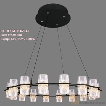 Đèn treo trang trí Slister Ø520mm - LED 52W 3000K MD8468-16