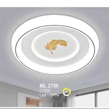Đèn mâm SANO led 108W - 3 màu ánh sáng - Ø500 ML 2700