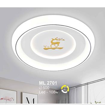Đèn mâm SANO led 108W - 3 màu ánh sáng - Ø500 ML 2701