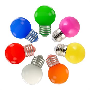 Bóng đèn Led bulb chanh tròn 1.2W nhiều màu ML-LC01A
