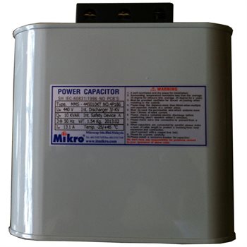 Tụ bù dầu Mikro 3 pha 440V 50Hz MMS-4450xxKT