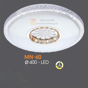 Đèn mâm ốp trần trang trí Verona Ø400 - LED ánh sáng 3 màu MN-60