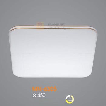 Đèn mâm ốp trần trang trí Verona Ø450 - ánh sáng 3 màu MN-6305