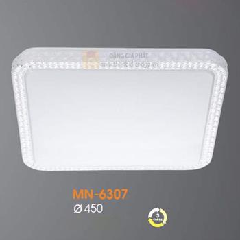 Đèn mâm ốp trần trang trí Verona Ø450 - ánh sáng 3 màu MN-6307