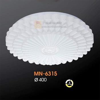 Đèn mâm ốp trần trang trí Verona Ø400 - ánh sáng 3 màu MN-6315