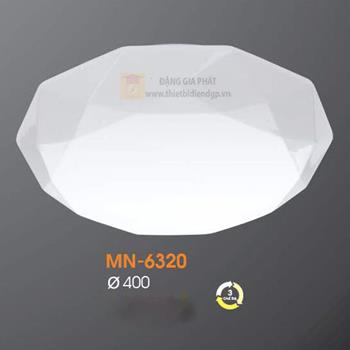 Đèn mâm ốp trần trang trí Verona Ø400 - ánh sáng 3 màu MN-6320