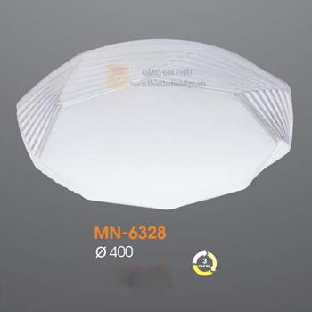 Đèn mâm ốp trần trang trí Verona Ø400 - ánh sáng 3 màu MN-6328