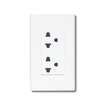 Bộ 2 ổ cắm 3 chấu ngang MN3/2OC3N MN3/2OC3N