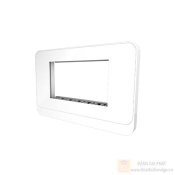 Mặt 3 công tắc ổ cắm âm tường MOC01 80x120x9/3H